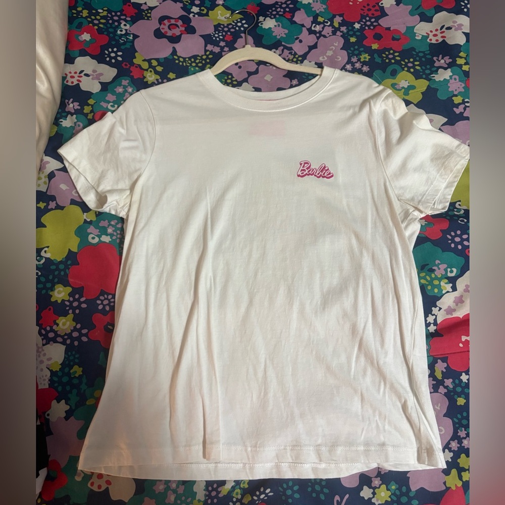 White Barbie Logo T-Shirt